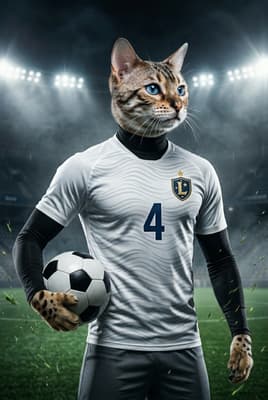 The Immortal Legend - Bengal Custom Soccer Portrait | Soccer Season