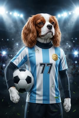 The Immortal Legend - Cavalier King Charles Global Soccer Portrait | Soccer Season