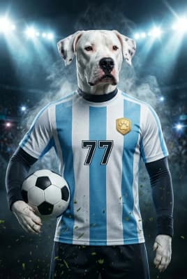 Dogo Argentino pet art