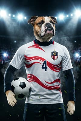 English Bulldog pet art