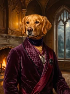 The Nocturnal Aristocrat pet art