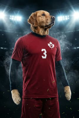 The Match-Winning Champion - Golden Retriever Custom Soccer Portrait | Soccer Season