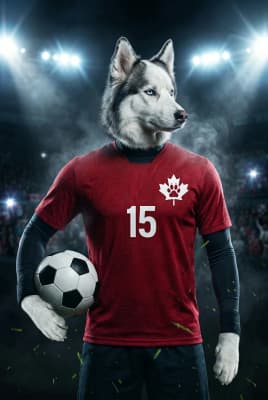 Siberian Husky pet art