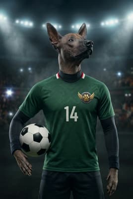 Xoloitzcuintli pet art